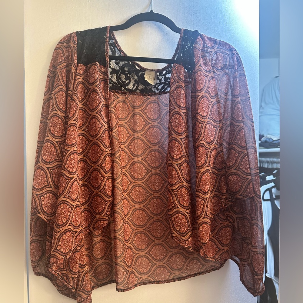 Paper Crane - size medium kimono